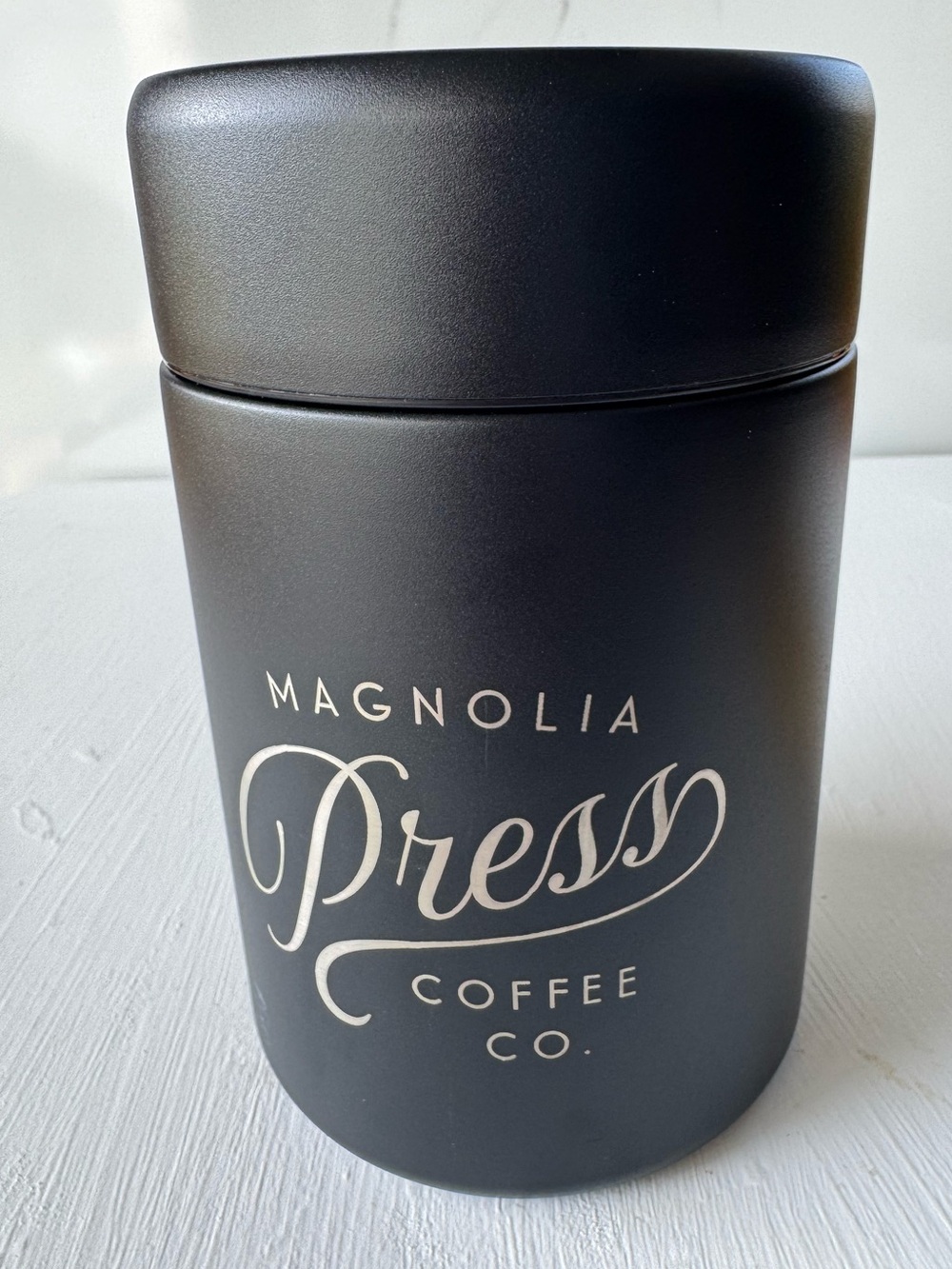 NWOT Magnolia Press Coffee Co Vacuum Seal Multipurpose Kitchen Canister